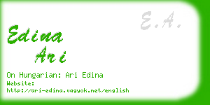 edina ari business card